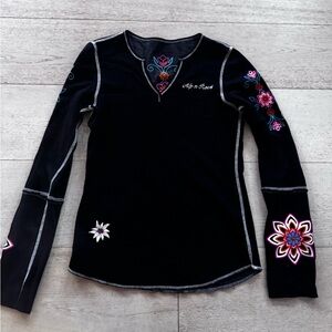 Alp N Rock Henley embroidered
